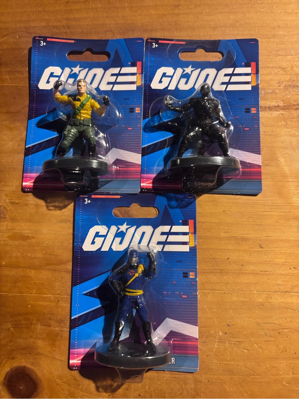 Set of 3 GI-Joe figures